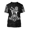 Awesome Hoodie 3D All Over Print Fenrir And Nidhogg Viking Tattoo - Hoodie, T-Shirt, Zip Hoodies, Sweatshirt ND388