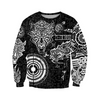 Awesome Hoodie 3D All Over Print Fenrir And Nidhogg Viking Tattoo - Hoodie, T-Shirt, Zip Hoodies, Sweatshirt ND388