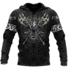 Awesome Hoodie 3D All Over Print Fenrir Viking Tattoo - Hoodie, T-Shirt, Zip Hoodies, Sweatshirt ND390