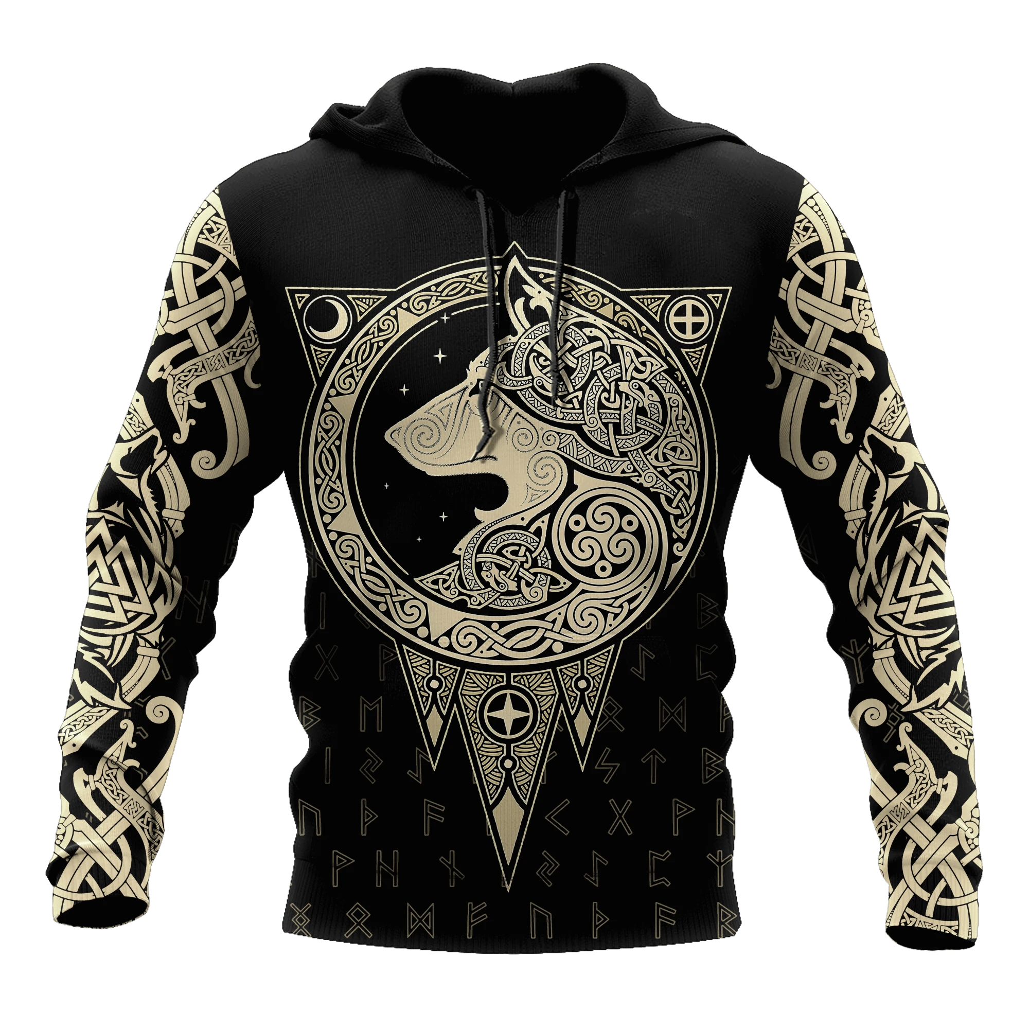 Awesome Hoodie 3D All Over Print Fenrir Viking - Hoodie, T-Shirt, Zip Hoodies, Sweatshirt ND391