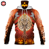Awesome Hoodie 3D All Over Print Viking Halloween - Hoodie &amp; Zip Hoodies With Gaiter ND406