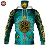 Awesome Hoodie 3D All Over Print Viking Tree - Hoodie &amp; Zip Hoodies With Gaiter ND408