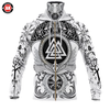Awesome Hoodie 3D All Over Print Viking Tattoos - Hoodie &amp; Zip Hoodies With Gaiter ND409