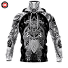 Awesome Hoodie 3D All Over Print Viking Odin - Hoodie &amp; Zip Hoodies With Gaiter ND414