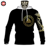 Awesome Hoodie 3D All Over Print Vikings - Hoodie &amp; Zip Hoodies With Gaiter ND416