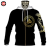 Awesome Hoodie 3D All Over Print Vikings - Hoodie &amp; Zip Hoodies With Gaiter ND416