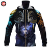 Awesome Hoodie 3D All Over Print Viking Wolf - Hoodie &amp; Zip Hoodies With Gaiter ND420