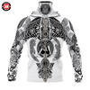 Awesome Hoodie 3D All Over Print Viking Wolf - Hoodie &amp; Zip Hoodies With Gaiter ND421