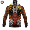 Awesome Hoodie 3D All Over Print Viking Tree Wolf Raven - Hoodie &amp; Zip Hoodies With Gaiter ND425