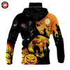 Awesome Hoodie 3D All Over Print Halloween Cat - Hoodie &amp; Zip Hoodies With Gaiter ND431