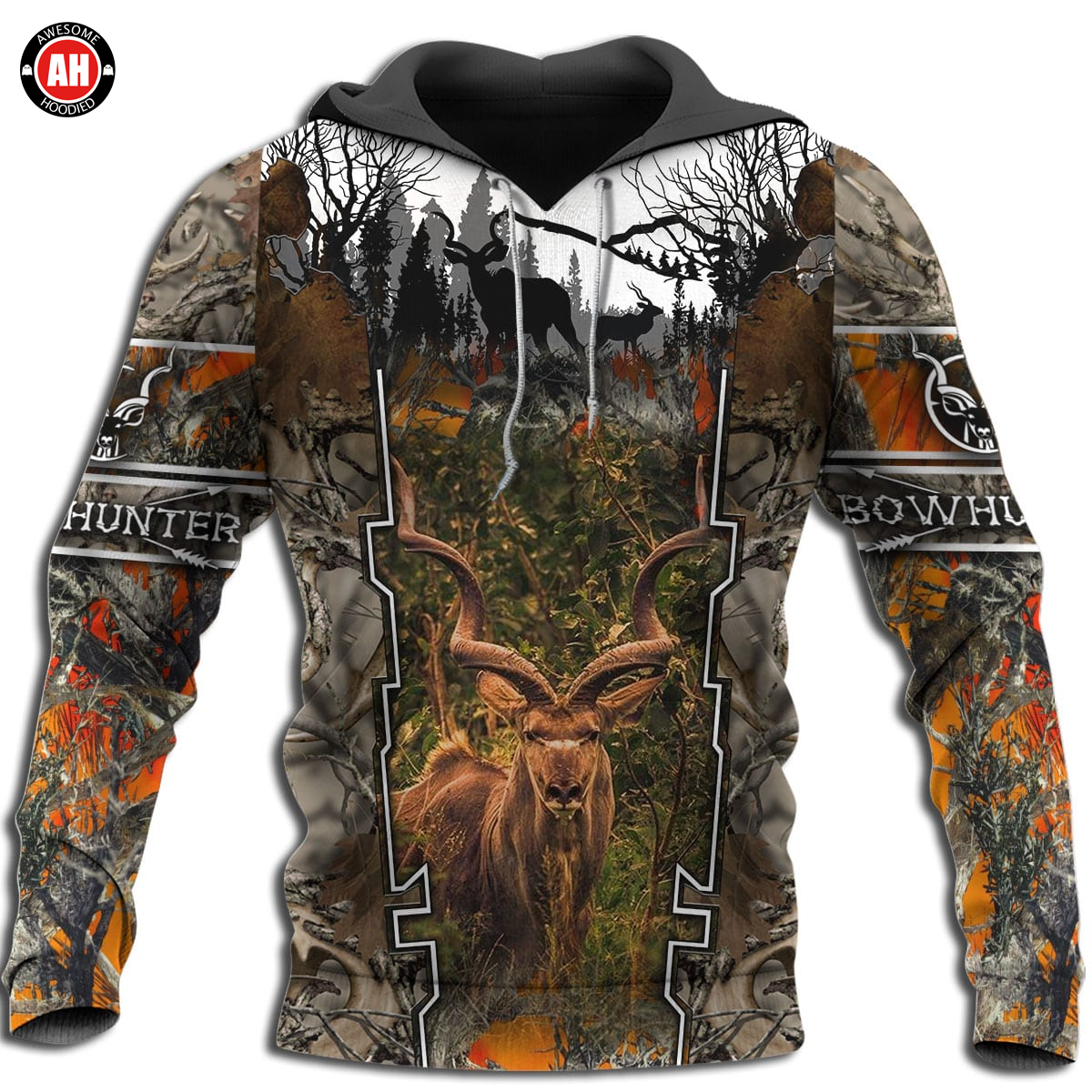 Awesome Hoodie 3D All Over Print Bow Hunter - Hoodie, T-Shirt, Zip Hoodies, Sweatshirt ND480