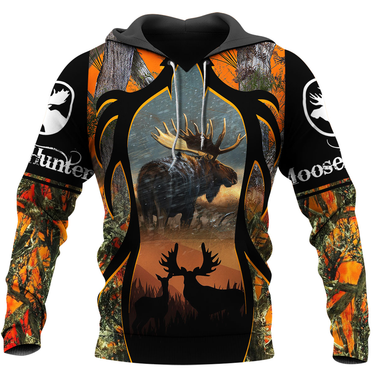 Awesome Hoodie 3D All Over Print Moose Hunter - Hoodie, T-Shirt, Zip Hoodies, Sweatshirt ND481