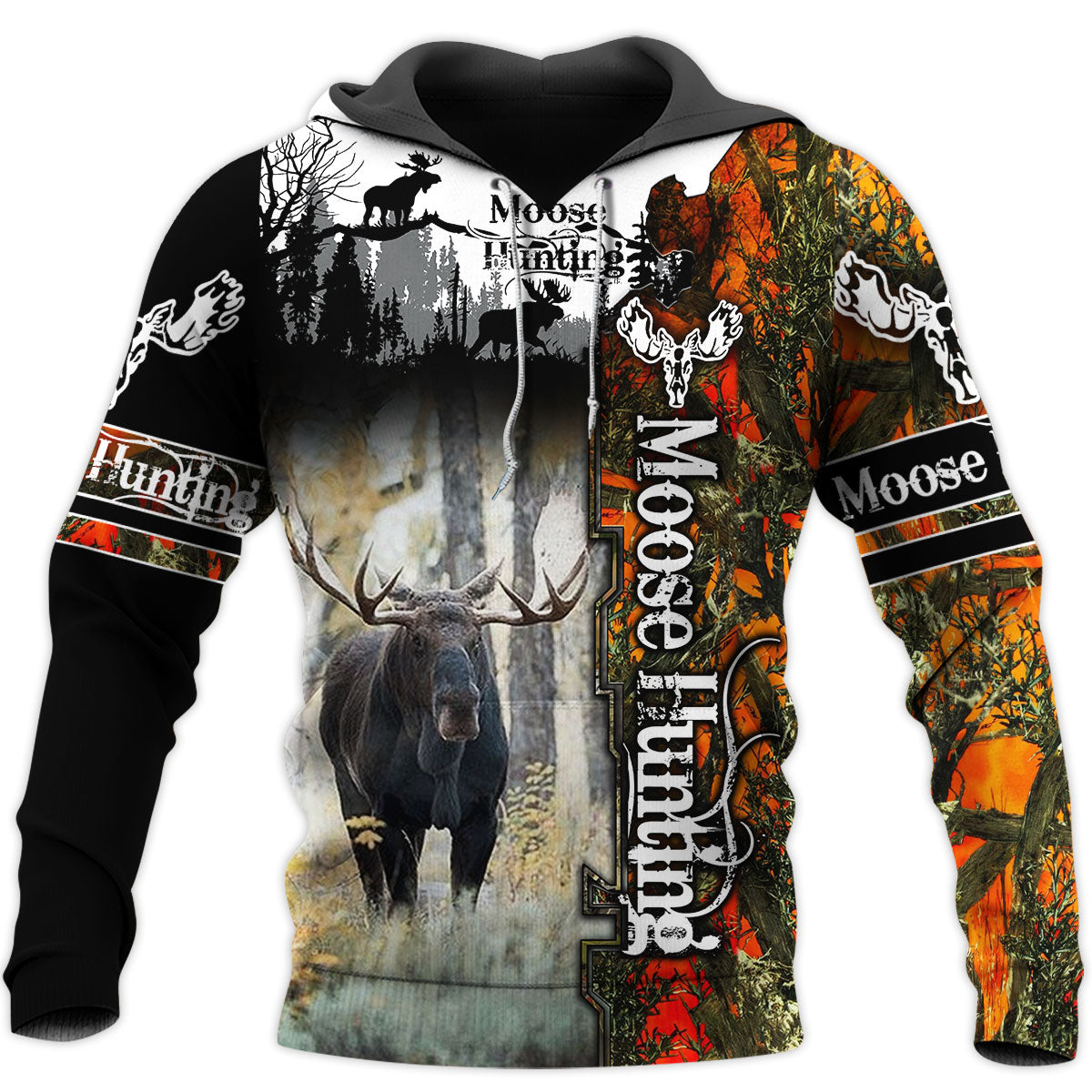 Awesome Hoodie 3D All Over Print Moose Hunter - Hoodie, T-Shirt, Zip Hoodies, Sweatshirt ND482