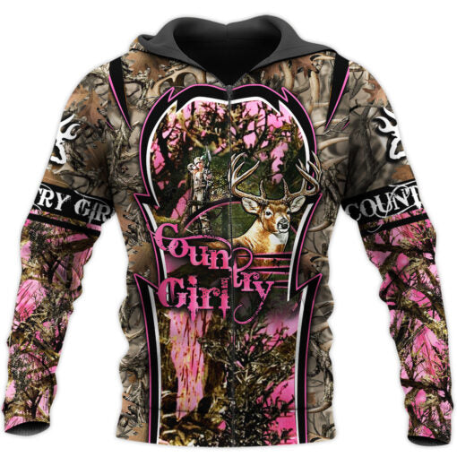 Awesome Hoodie 3D All Over Print Love Deer- Hoodie, T-Shirt, Zip Hoodies, Sweatshirt ND490