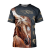 Awesome Hoodie 3D All Over Print Love Horse - Hoodie, T-Shirt, Zip Hoodies, Sweatshirt ND492