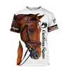 Awesome Hoodie 3D All Over Print Love Horse Custom Name - Hoodie, T-Shirt, Zip Hoodies, Sweatshirt ND497