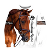 Awesome Hoodie 3D All Over Print Love Horse Custom Name - Hoodie, T-Shirt, Zip Hoodies, Sweatshirt ND497