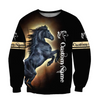 Awesome Hoodie 3D All Over Print Love Horse Custom Name - Hoodie, T-Shirt, Zip Hoodies, Sweatshirt ND500