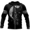Awesome Hoodie 3D All Over Print Wolf in Moon - Hoodie, T-Shirt, Zip Hoodies, Sweatshirt ND501