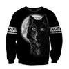 Awesome Hoodie 3D All Over Print Wolf in Moon - Hoodie, T-Shirt, Zip Hoodies, Sweatshirt ND501