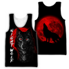 Awesome Hoodie 3D All Over Print Wolf in Blood Moon - Hoodie, T-Shirt, Zip Hoodies, Sweatshirt ND502