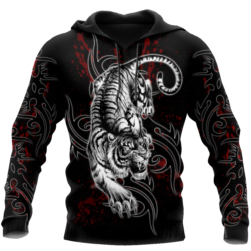 Awesome Hoodie 3D All Over Print White Tiger - Hoodie, T-Shirt, Zip Hoodies, Sweatshirt ND503