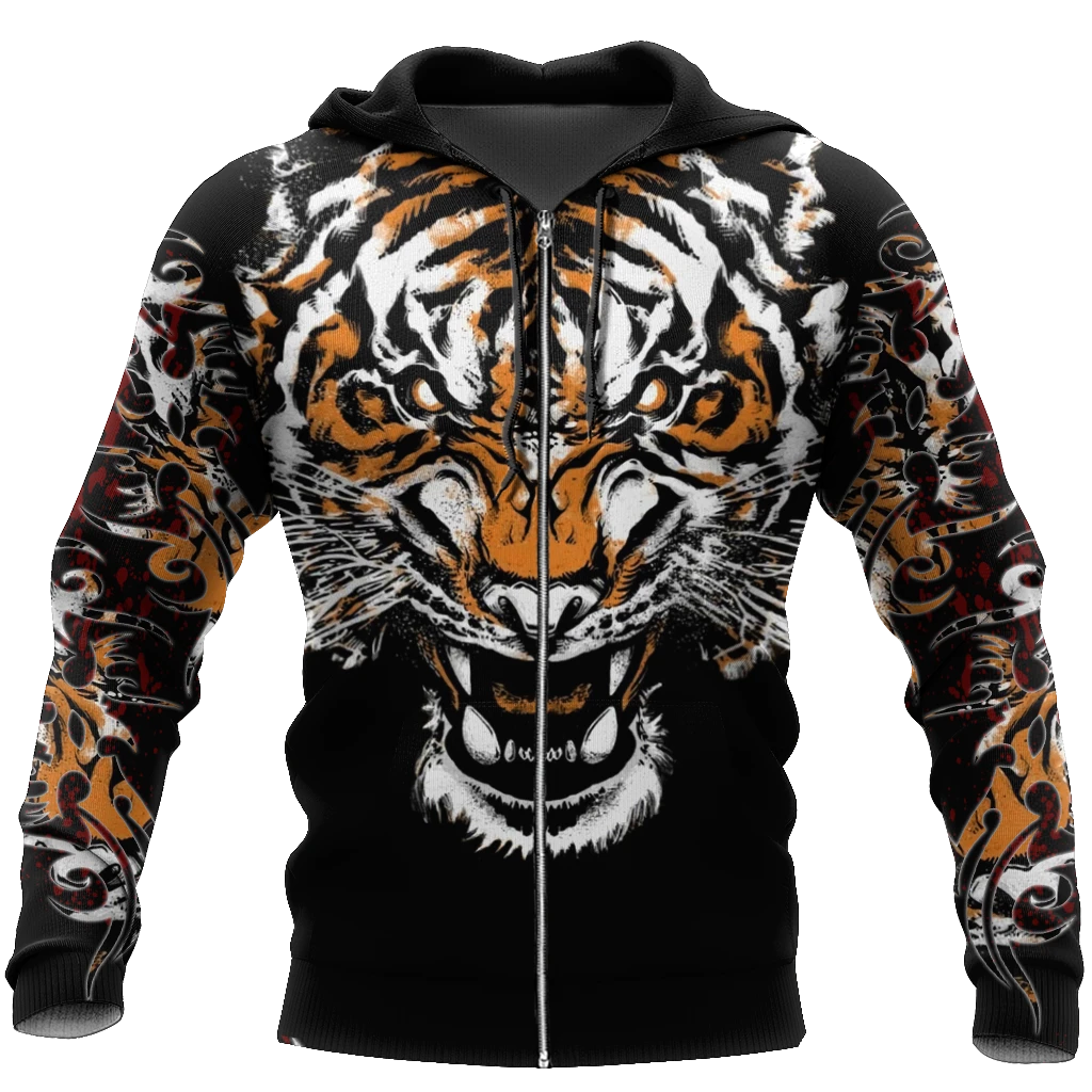 Awesome Hoodie 3D All Over Print The Tiger - Hoodie, T-Shirt, Zip Hoodies, Sweatshirt ND504