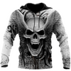 Awesome Hoodie 3D All Over Print Crazy Skull With Angel Wings - Hoodie, T-Shirt, Zip Hoodies, Sweatshirt ND505