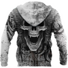 Awesome Hoodie 3D All Over Print Crazy Skull With Angel Wings - Hoodie, T-Shirt, Zip Hoodies, Sweatshirt ND505