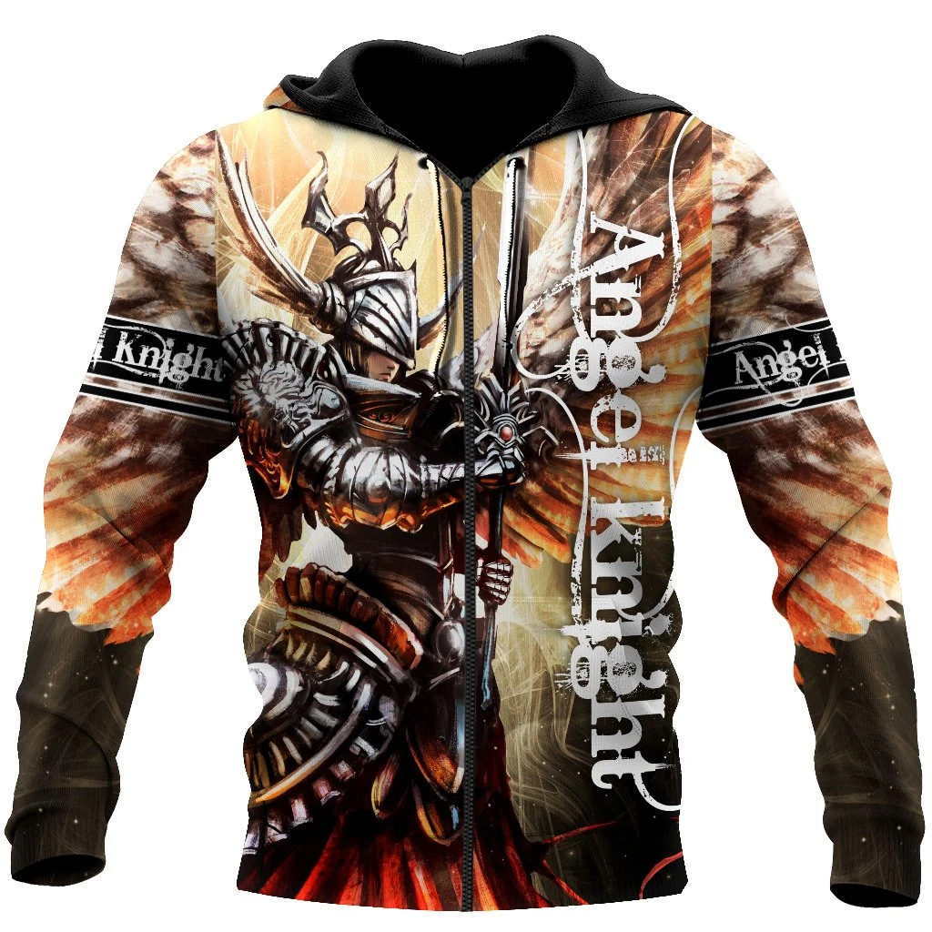 Awesome Hoodie 3D All Over Print Angel Knight - Hoodie, T-Shirt, Zip Hoodies, Sweatshirt ND506