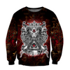 Awesome Hoodie 3D All Over Print Gothic Coat of Arms With Skull And Angels - Hoodie, T-Shirt, Zip Hoodies, Sweatshirt ND509