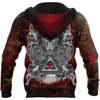 Awesome Hoodie 3D All Over Print Gothic Coat of Arms With Skull And Angels - Hoodie, T-Shirt, Zip Hoodies, Sweatshirt ND509