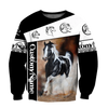 Awesome Hoodie 3D All Over Print Beautiful Horse Custom Name - Hoodie, T-Shirt, Zip Hoodies, Sweatshirt ND516