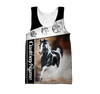 Awesome Hoodie 3D All Over Print Beautiful Horse Custom Name - Hoodie, T-Shirt, Zip Hoodies, Sweatshirt ND516