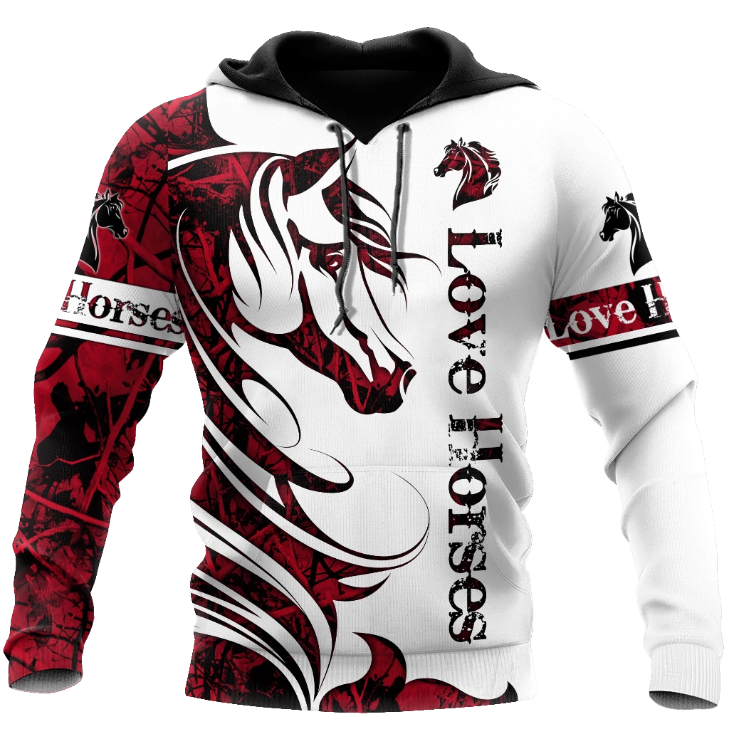 Awesome Hoodie 3D All Over Print Love Horse - Hoodie, T-Shirt, Zip Hoodies, Sweatshirt ND518