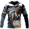 Awesome Hoodie 3D All Over Print Love Horse - Hoodie, T-Shirt, Zip Hoodies, Sweatshirt ND526