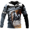 Awesome Hoodie 3D All Over Print Love Horse - Hoodie, T-Shirt, Zip Hoodies, Sweatshirt ND526