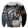 Awesome Hoodie 3D All Over Print Love Horse - Hoodie, T-Shirt, Zip Hoodies, Sweatshirt ND526