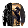 Awesome Hoodie 3D All Over Print Black Stallion Arabian Horse - Hoodie, T-Shirt, Zip Hoodies, Sweatshirt ND532