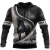 Awesome Hoodie 3D All Over Print Black Horse - Hoodie, T-Shirt, Zip Hoodies, Sweatshirt ND533