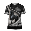 Awesome Hoodie 3D All Over Print Black Horse - Hoodie, T-Shirt, Zip Hoodies, Sweatshirt ND533