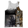 Awesome Hoodie 3D All Over Print Black Horse - Hoodie, T-Shirt, Zip Hoodies, Sweatshirt ND534