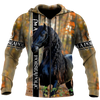 Awesome Hoodie 3D All Over Print Black Horse - Hoodie, T-Shirt, Zip Hoodies, Sweatshirt ND536