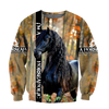 Awesome Hoodie 3D All Over Print Black Horse - Hoodie, T-Shirt, Zip Hoodies, Sweatshirt ND536