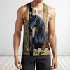 Awesome Hoodie 3D All Over Print Black Horse - Hoodie, T-Shirt, Zip Hoodies, Sweatshirt ND536