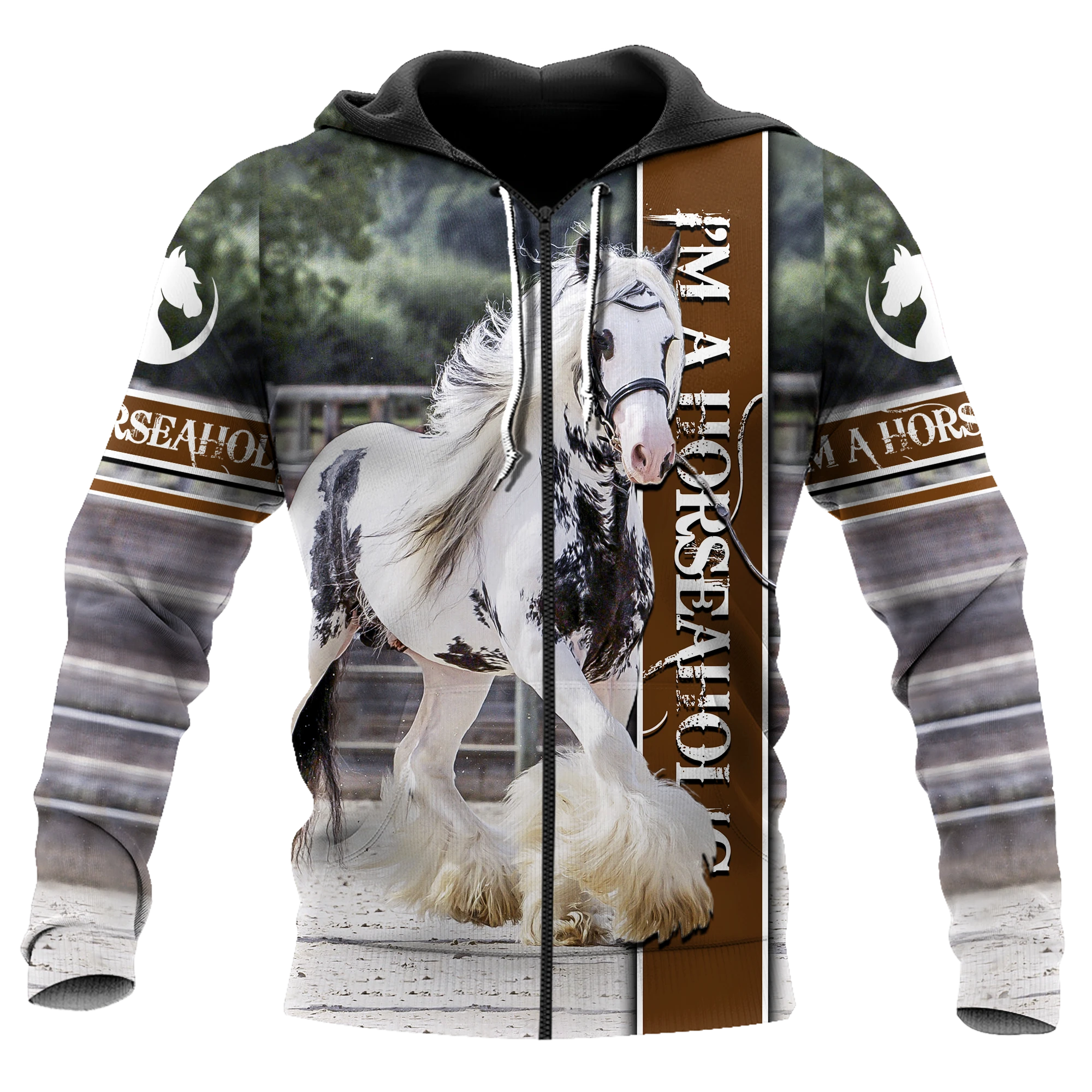 Awesome Hoodie 3D All Over Print Gypsy Horse - Hoodie, T-Shirt, Zip Hoodies, Sweatshirt ND537