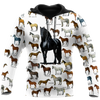 Awesome Hoodie 3D All Over Print Love Horse - Hoodie, T-Shirt, Zip Hoodies, Sweatshirt ND539