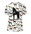 Awesome Hoodie 3D All Over Print Love Horse - Hoodie, T-Shirt, Zip Hoodies, Sweatshirt ND539