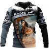 Awesome Hoodie 3D All Over Print Love Horse - Hoodie, T-Shirt, Zip Hoodies, Sweatshirt ND540