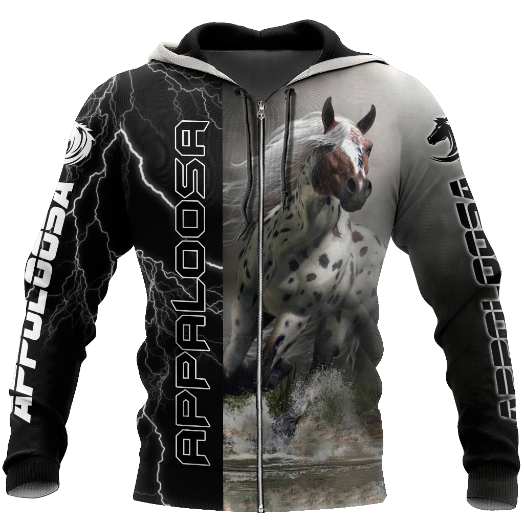 Awesome Hoodie 3D All Over Print Appaloosa Horse - Hoodie, T-Shirt, Zip Hoodies, Sweatshirt ND543